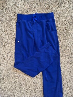 Figs Women's Jogger Scrub Pants in Royal Blue